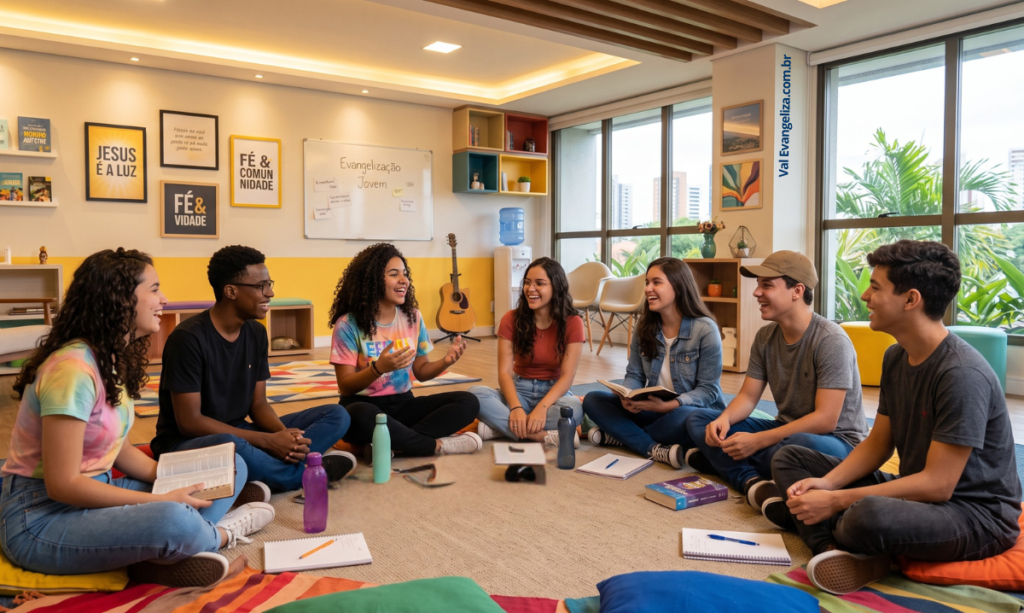 Evangelização de jovens espíritas cativante e envolvente.